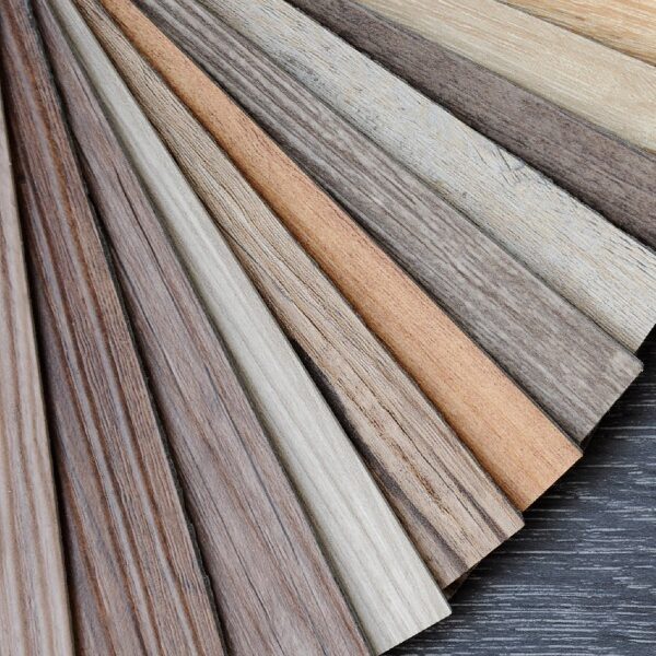 Many different options of vinyl flooring